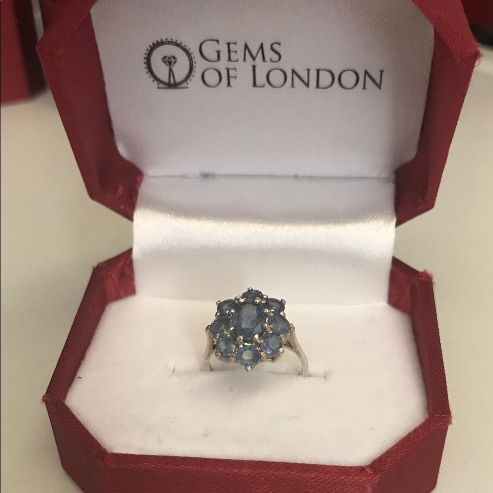 Gems of London all sapphire ring